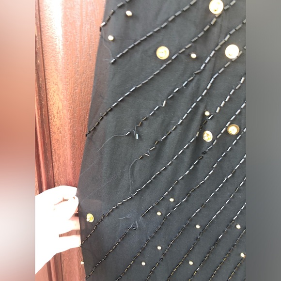 Vintage 1980s Beaded “Alyce Designs” Prom / Formal Dress - Picture 12 of 17